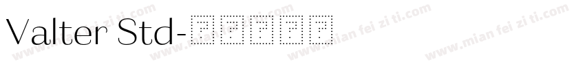 Valter Std字体转换